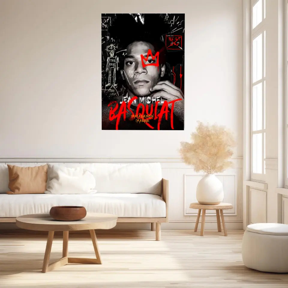 Affiche et Tableau Pop Art de Jean Michel Basquiat The Offs I am a Legend