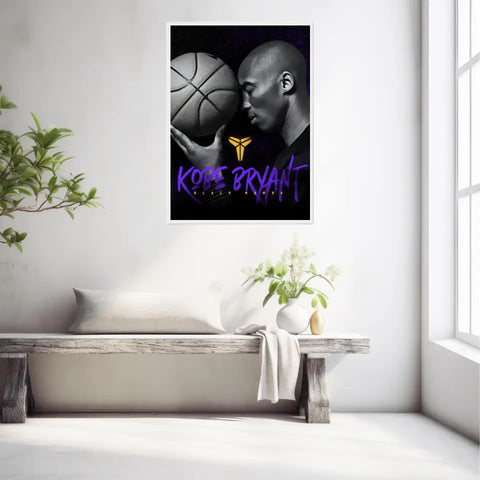 Affiche et Tableau Pop Art de Kobe Bryant Black Mamba