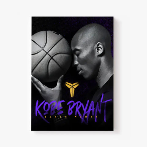 Affiche et Tableau Pop Art de Kobe Bryant Black Mamba