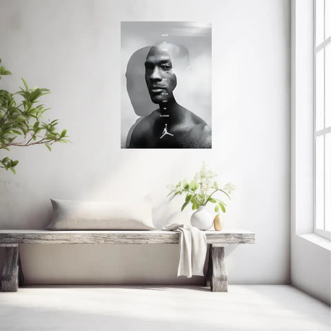 Affiche et Tableau Pop Art de Michael Jordan Never Say Never