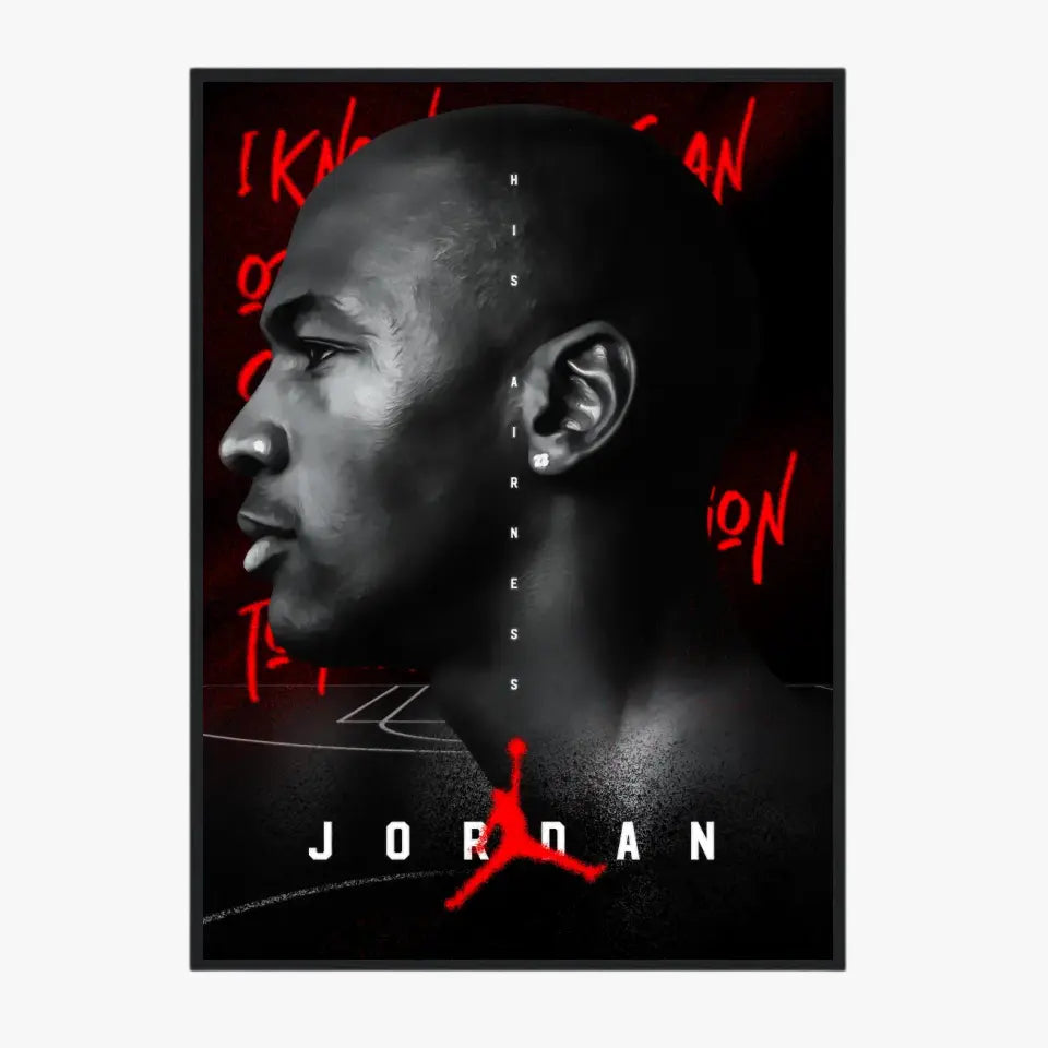 Affiche et Tableau Pop Art de Michael Jordan His Airness