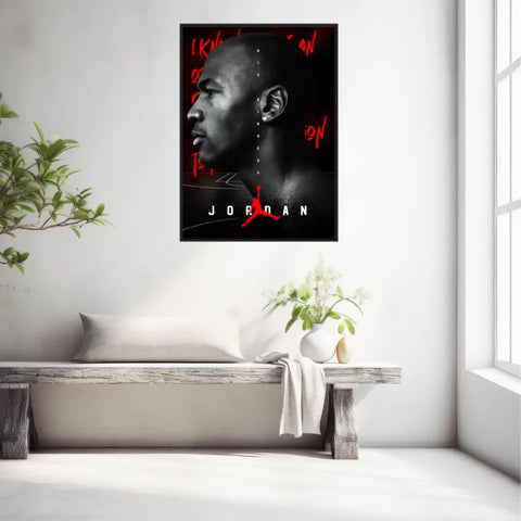 Affiche et Tableau Pop Art de Michael Jordan His Airness