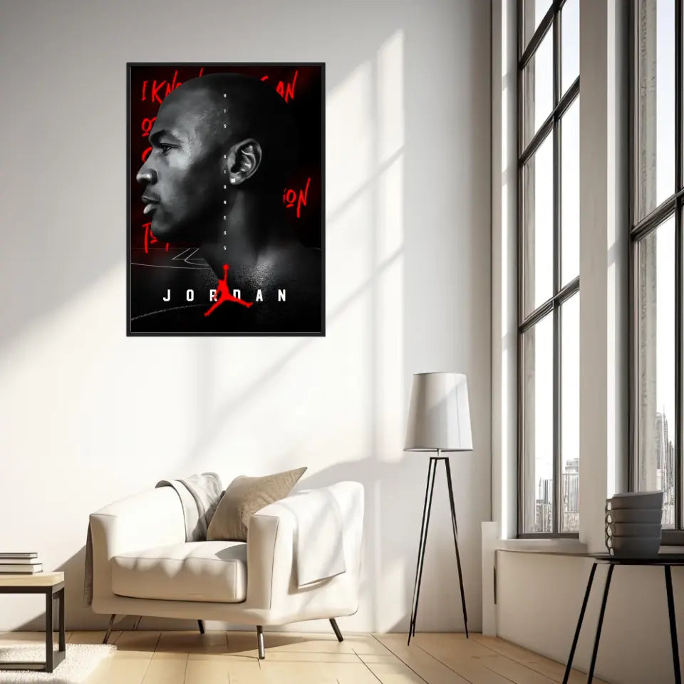 Affiche et Tableau Pop Art de Michael Jordan His Airness