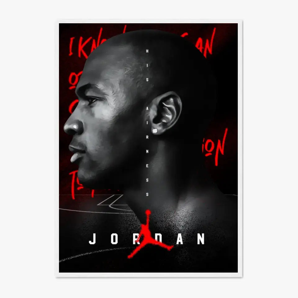 Affiche et Tableau Pop Art de Michael Jordan His Airness