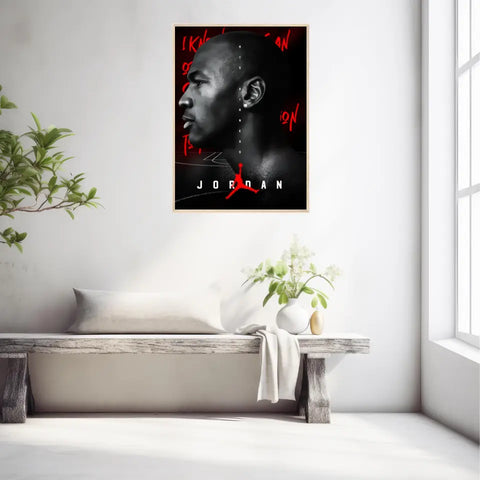 Affiche et Tableau Pop Art de Michael Jordan His Airness