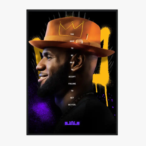 Affiche et Tableau Pop Art de Lebron King James Have To Be Able