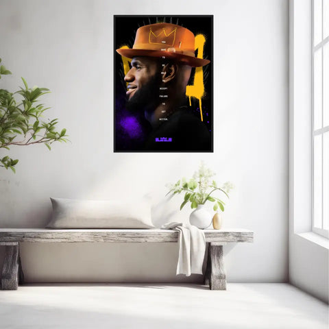 Affiche et Tableau Pop Art de Lebron King James Have To Be Able