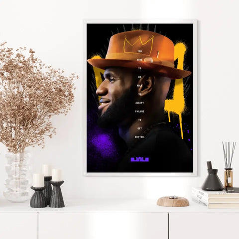 Affiche et Tableau Pop Art de Lebron King James Have To Be Able