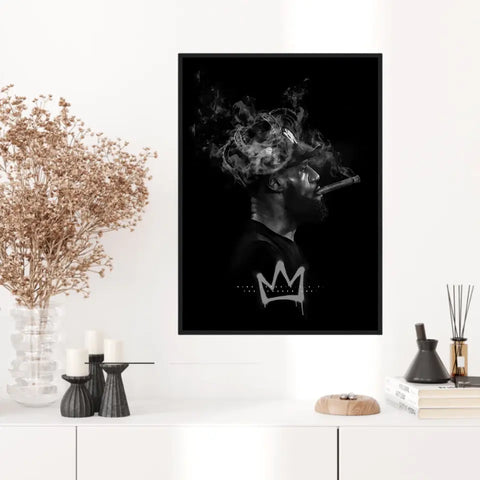 Affiche et Tableau Pop Art de Lebron King James Cigar