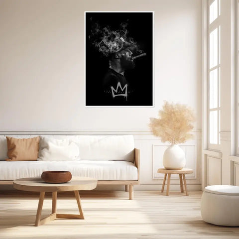 Affiche et Tableau Pop Art de Lebron King James Cigar