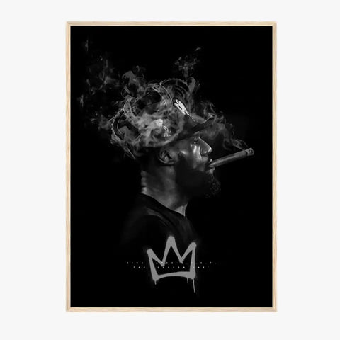 Affiche et Tableau Pop Art de Lebron King James Cigar