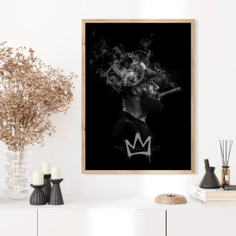 Affiche et Tableau Pop Art de Lebron King James Cigar