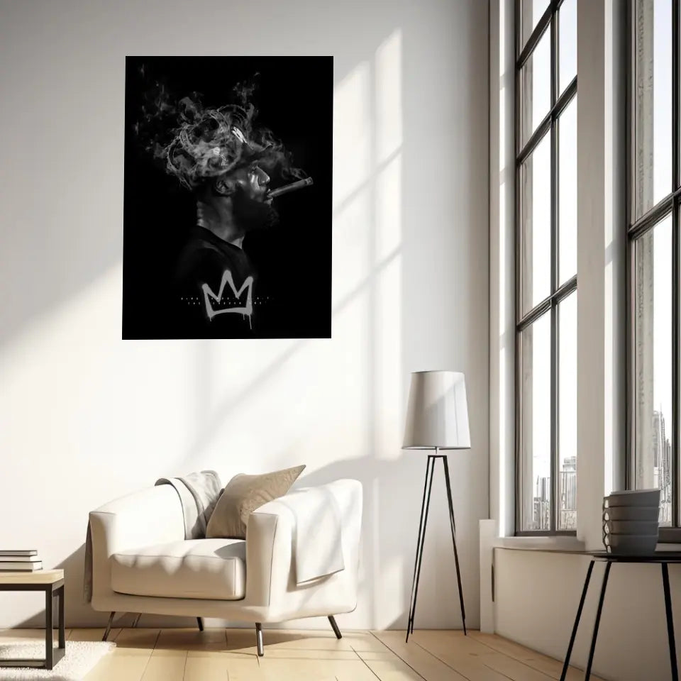 Affiche et Tableau Pop Art de Lebron King James Cigar