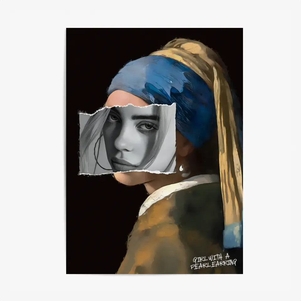 Affiche et Tableau Pop Art Girl with a Pearl Earring