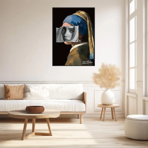 Affiche et Tableau Pop Art Girl with a Pearl Earring