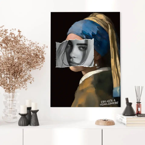 Affiche et Tableau Pop Art Girl with a Pearl Earring