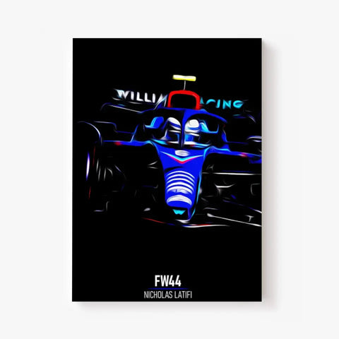 Affiche ou Tableau Williams FW44 Nicholas Latifi 2022 Formule 1