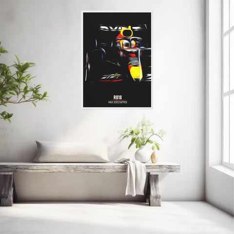 Affiche ou Tableau Red Bull RB18 Max Verstappen Formule 1