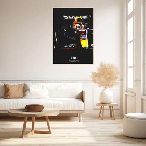 Affiche ou Tableau Red Bull RB18 Max Verstappen Formule 1