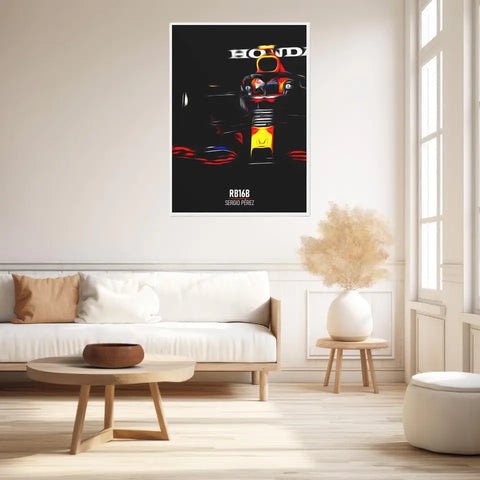 Affiche ou Tableau Red Bull RB16B Sergio Pérez Formule 1