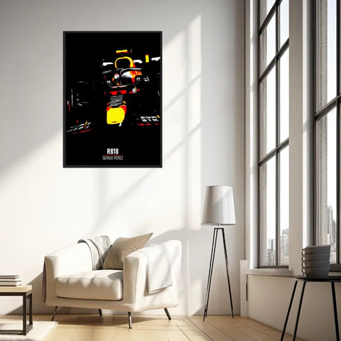 Affiche ou Tableau Red Bull RB18 Sergio Pérez Formule 1