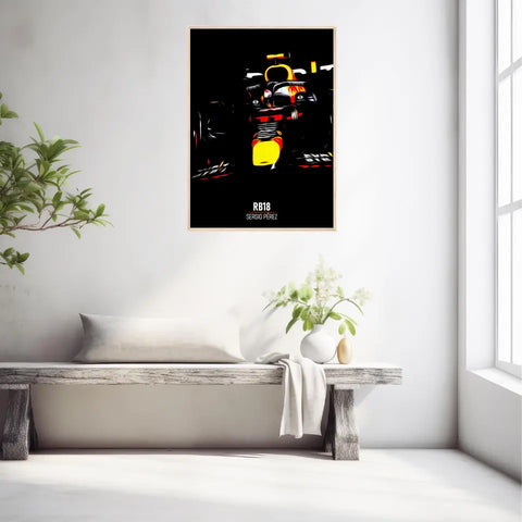 Affiche ou Tableau Red Bull RB18 Sergio Pérez Formule 1