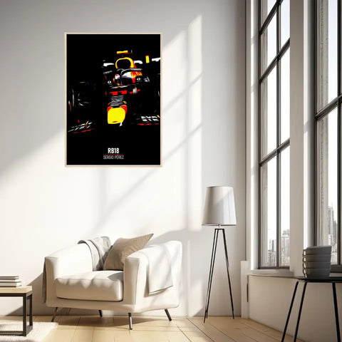 Affiche ou Tableau Red Bull RB18 Sergio Pérez Formule 1