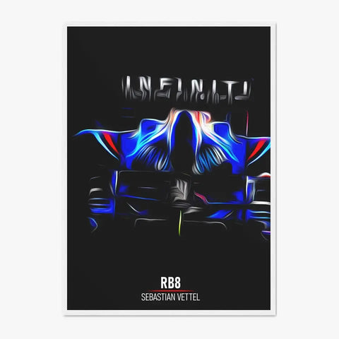 Affiche ou Tableau Red Bull RB8 Sebastian Vettel Formule 1