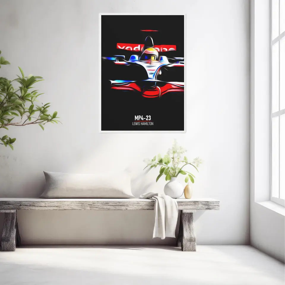 Affiche ou Tableau McLaren MP4-23 Lewis Hamilton Formule 1