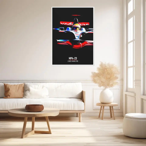 Affiche ou Tableau McLaren MP4-23 Lewis Hamilton Formule 1