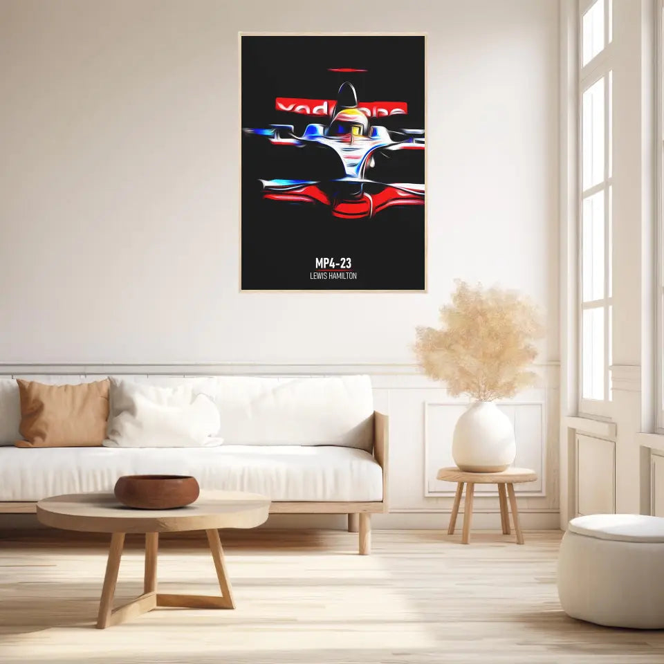 Affiche ou Tableau McLaren MP4-23 Lewis Hamilton Formule 1