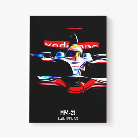 Affiche ou Tableau McLaren MP4-23 Lewis Hamilton Formule 1