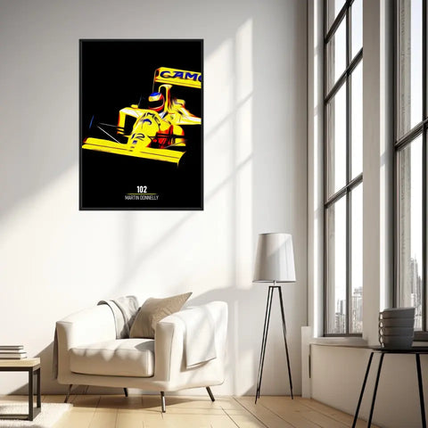 Affiche ou Tableau Lotus 102 Martin Donnelly Formule 1