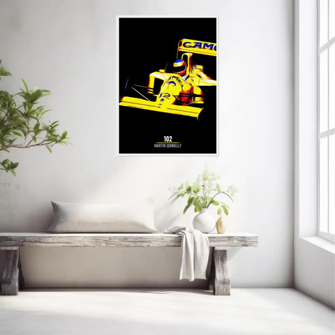 Affiche ou Tableau Lotus 102 Martin Donnelly Formule 1