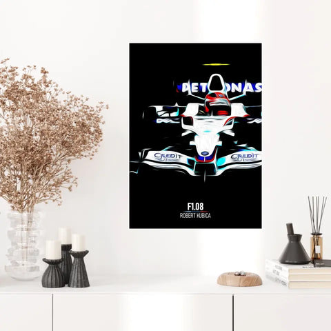 Affiche ou Tableau BMW Sauber F1.08 Robert Kubica Formule 1