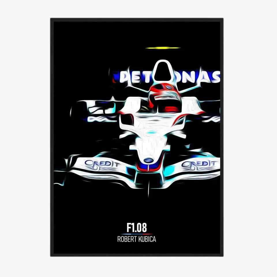 Affiche ou Tableau BMW Sauber F1.08 Robert Kubica Formule 1