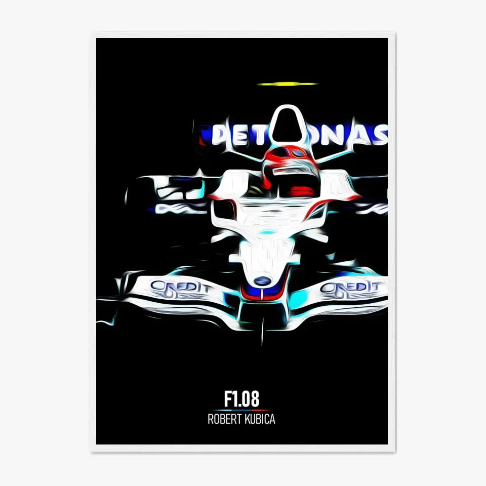 Affiche ou Tableau BMW Sauber F1.08 Robert Kubica Formule 1