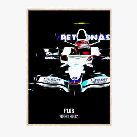 Affiche ou Tableau BMW Sauber F1.08 Robert Kubica Formule 1