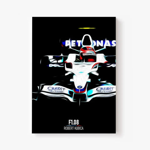 Affiche ou Tableau BMW Sauber F1.08 Robert Kubica Formule 1