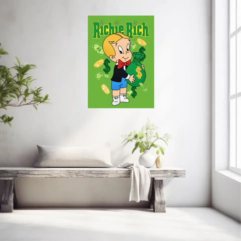 Affiche et Tableau Moderne Richie Rich dollars