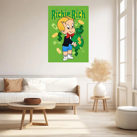 Affiche et Tableau Moderne Richie Rich dollars