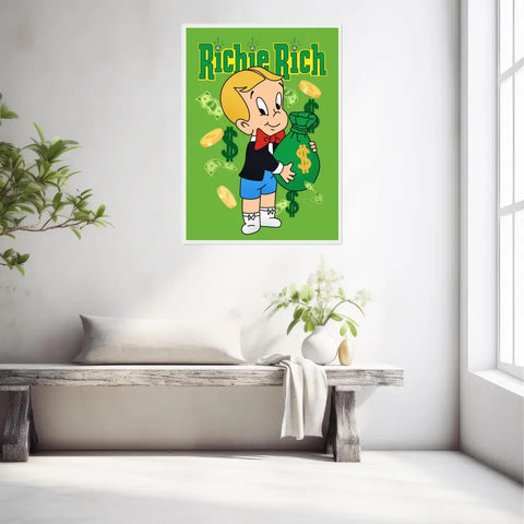 Affiche et Tableau Moderne Richie Rich dollars