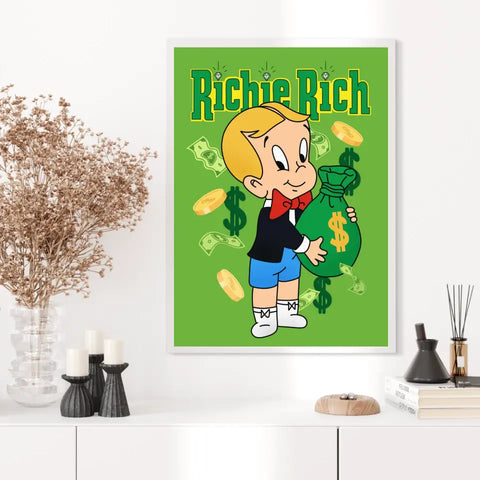 Affiche et Tableau Moderne Richie Rich dollars