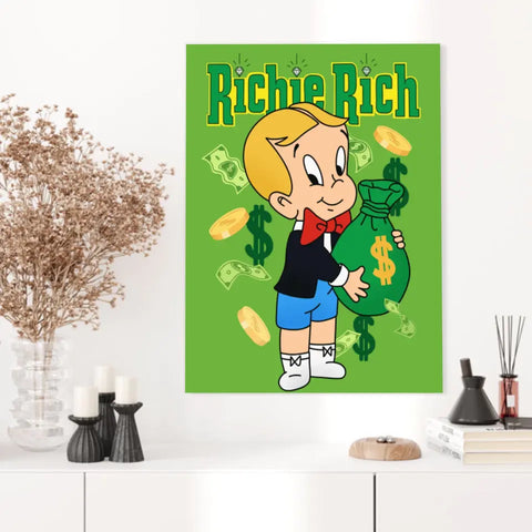 Affiche et Tableau Moderne Richie Rich dollars