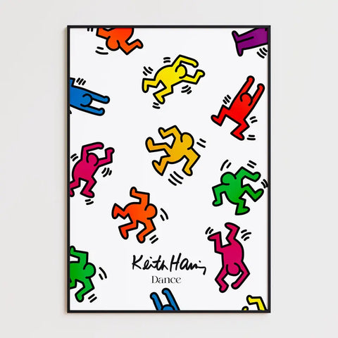 Affiche et Tableau Moderne Keith Haring Dance