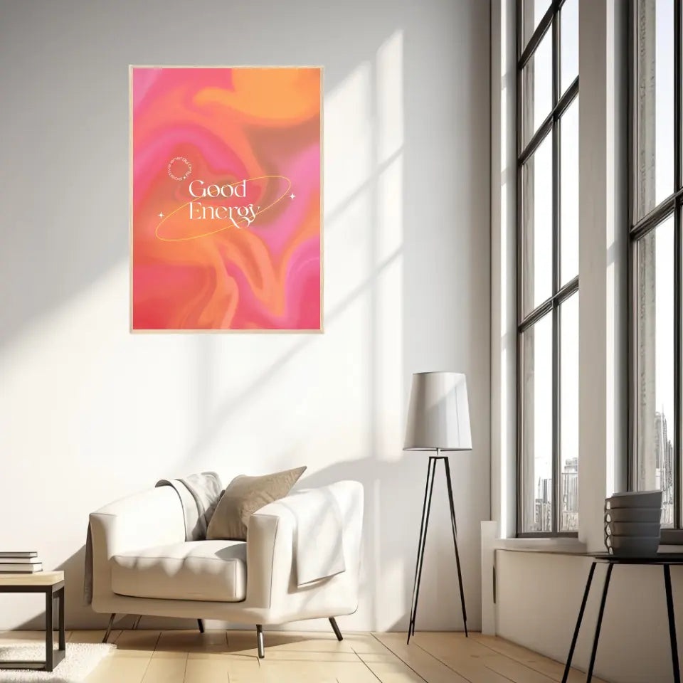 Affiche et Tableau Moderne Positive Good Energy