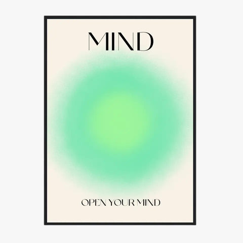 Affiche et Tableau Moderne Positive Open Your Mind