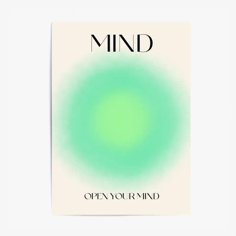 Affiche et Tableau Moderne Positive Open Your Mind