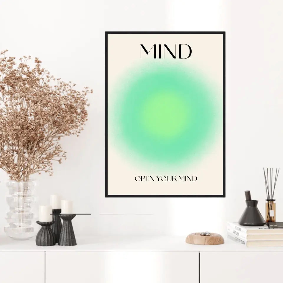 Affiche et Tableau Moderne Positive Open Your Mind