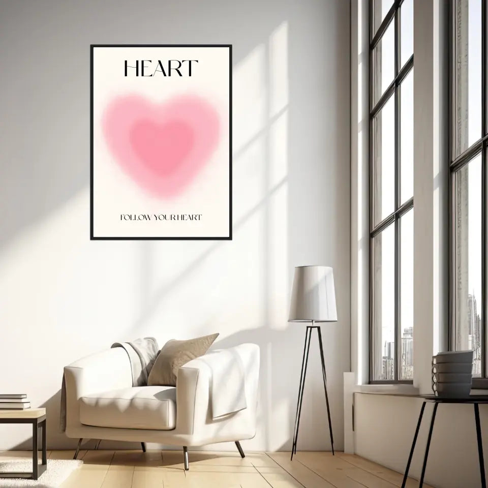 Affiche et Tableau Moderne Positive Follow Your Heart